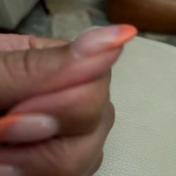 Castle Nail Bar - Bad V French manicure