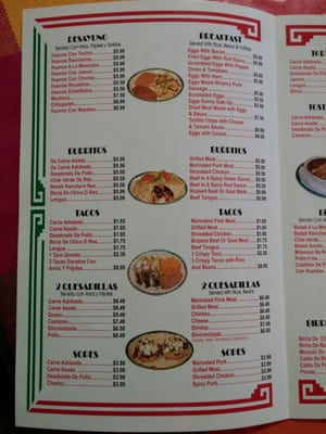 Menu photo 8 La Posta Restaurant Fresno, CA