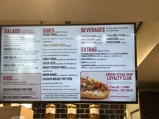 Menu photo 1 The Cheese Steak Shop Walnut Creek, CA Menu photo 1 The Cheese Steak Shop Walnut Creek, CA