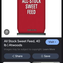 Feed sack tainted feed