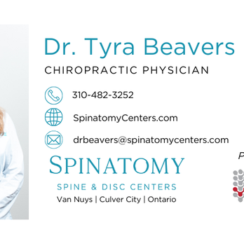 Tyra L Beavers BS, PTA, DC - My new location. We are healing patients with disc herniations and bulges with Spinal Decompression and Softwave therapy - Chiropractors Near Me - Los Angeles, California Tyra L Beavers BS, PTA, DC - My new location. We are healing patients with disc herniations and bulges with Spinal Decompression and Softwave therapy - Chiropractors Near Me - Los Angeles, California