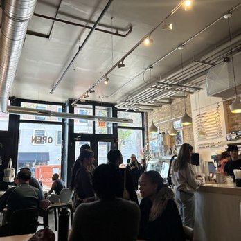 Society Coffee - Storefront + Seating - Cafes Near Me - Chicago, Illinois