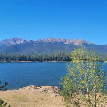 Pikes Peak - America's Mountain - That's Pikes Peak on the other side of the Catamount Reservoir - Hiking Near Me - Cascade, Colorado Pikes Peak - America's Mountain - That's Pikes Peak on the other side of the Catamount Reservoir - Hiking Near Me - Cascade, Colorado