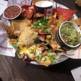 Nachos for one with guacamole Nachos for one with guacamole
