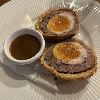 The George - Duck and Venison Scottish Egg - Delicious! - Pubs Near Me - London, XGL The George - Duck and Venison Scottish Egg - Delicious! - Pubs Near Me - London, XGL
