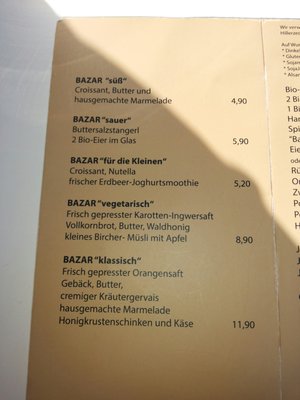 Menu photo 8 Cafe Bazar Salzburg, 5 Menu photo 8 Cafe Bazar Salzburg, 5