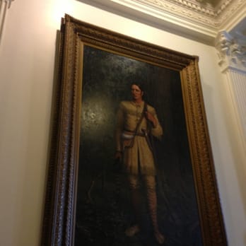 Texas State Capitol - Portrait of Davy Crockett...TN by birth, Texan by battle - Landmarks & Historical Buildings Near Me - Austin, Texas
