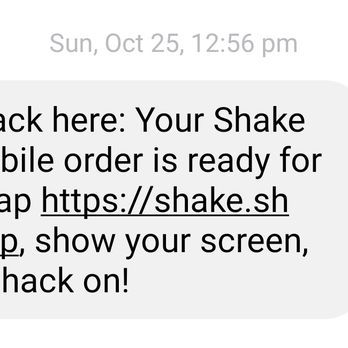 Shake Shack Henderson - What i typically receive. The text is clear and understandable. - Burgers Near Me - Henderson, Nevada Shake Shack Henderson - What i typically receive. The text is clear and understandable. - Burgers Near Me - Henderson, Nevada