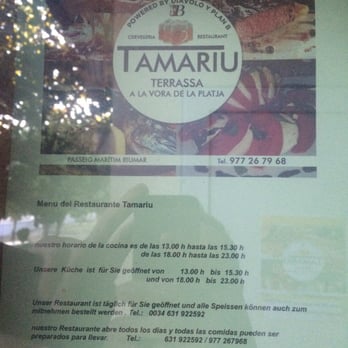 Tamariu - Brasseries Near Me - Riumar, T