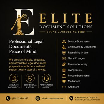 Elite Document Solutions - Elite - Legal Services Near Me - Corona, California Elite Document Solutions - Elite - Legal Services Near Me - Corona, California