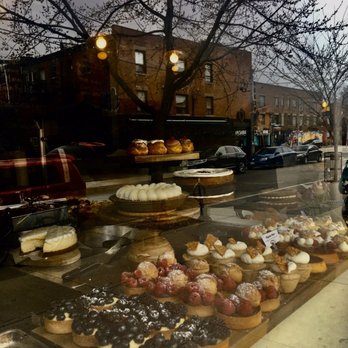 Bakerbots Baking  - The window spread of fresh baked goods first thing on the weekend ! - Desserts Near Me - Toronto, Ontario
