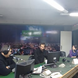 Radio Sucesos - Beto Beltran junto a Javier Musso y Cintia Frencia, candidatos a intendente de Córdoba 2015.