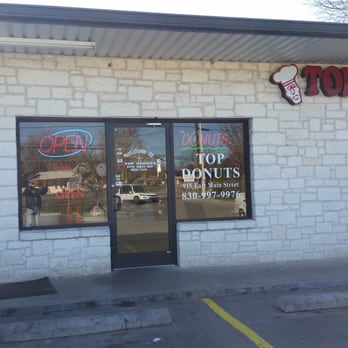 Top Donuts - the front of the building - Donuts Near Me - Fredericksburg, Texas Top Donuts - the front of the building - Donuts Near Me - Fredericksburg, Texas