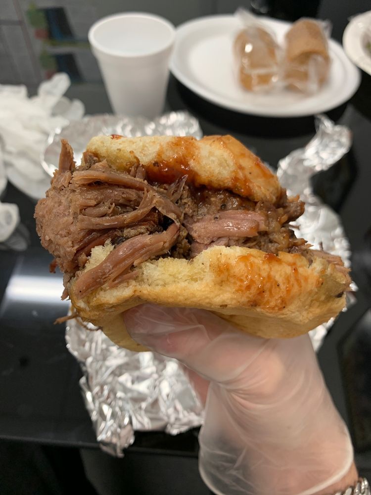 Food from Smokey Trails BBQ