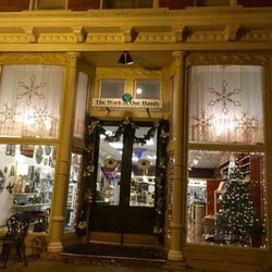 The Work of Our Hands - Store Front Christmas Time