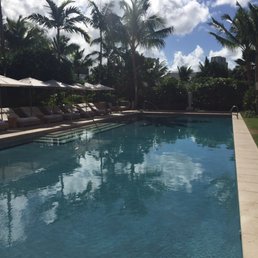 Lap pool with whirlpool