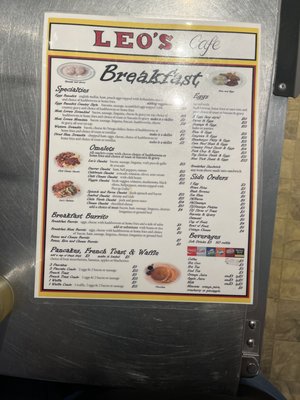 Menu photo 5 Leo's Cafe San Miguel, CA
