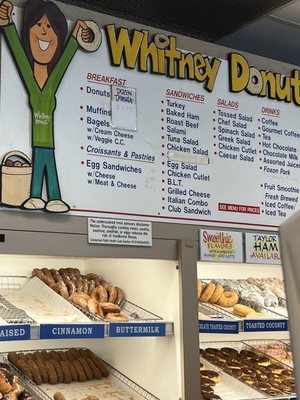 Menu photo 2 Whitney Donut and Sandwich Shop Hamden, CT Menu photo 2 Whitney Donut and Sandwich Shop Hamden, CT