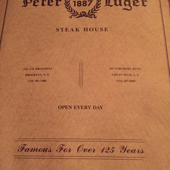 Peter Luger - Steakhouses Near Me - Brooklyn, New York Peter Luger - Steakhouses Near Me - Brooklyn, New York