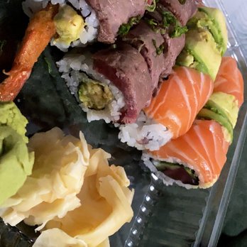 Sushi Hai - 8 Piece Surf and Turf Roll 8 Piece Chicksho Maki Roll - Sushi Bars Near Me - Denver, Colorado Sushi Hai - 8 Piece Surf and Turf Roll 8 Piece Chicksho Maki Roll - Sushi Bars Near Me - Denver, Colorado