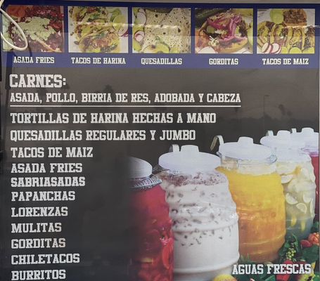 Menu photo 4 Tacos del CO Estilo Sonora Perris , CA