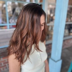 Beach Shack Hair Salon - Auburn balayage by balayage specialist Anya @anya.does.hair