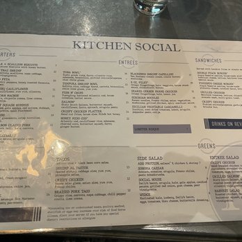 Kitchen Social - Kitchen Social Menu - Cocktail Bars Near Me - Beachwood, Ohio Kitchen Social - Kitchen Social Menu - Cocktail Bars Near Me - Beachwood, Ohio