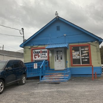 Crab Boss - a blue building with a sign that says crab boss - Cajun/Creole Near Me - Brandywine, Maryland