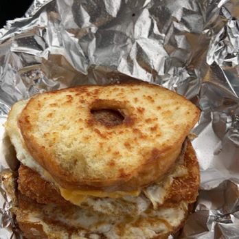 Shamrock Donuts - Donut breakfast sandwich - Donuts Near Me - Arnold, Missouri