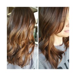 Evolve Simply Beauty Salon - Balayage ombre color by Hannah