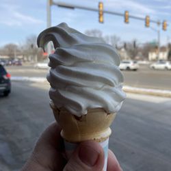 McDonald's - Vanilla, ice cream $1.50 you can still find a cheap ice cream cone out there that taste delicious!