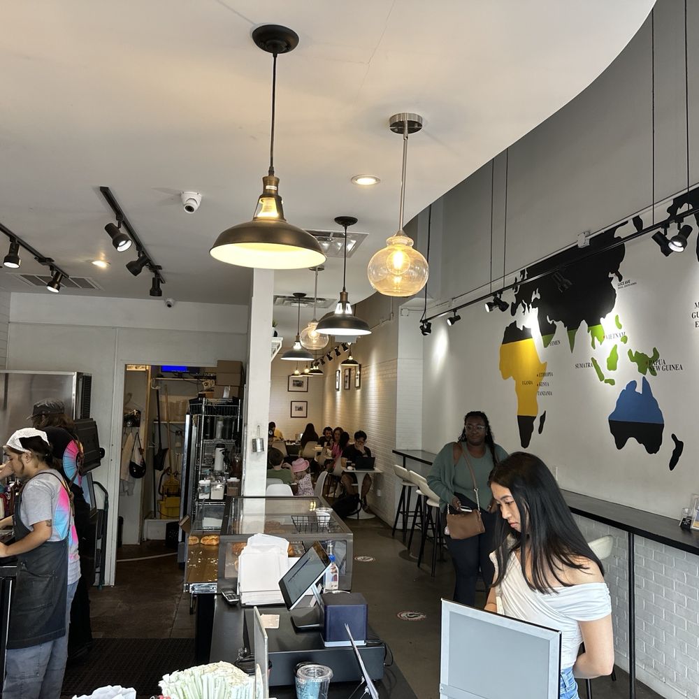 Counter and seating area