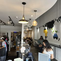 Counter and seating area