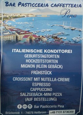 Menu photo 2 Bar Pasticceria Pina Heilbronn, BW