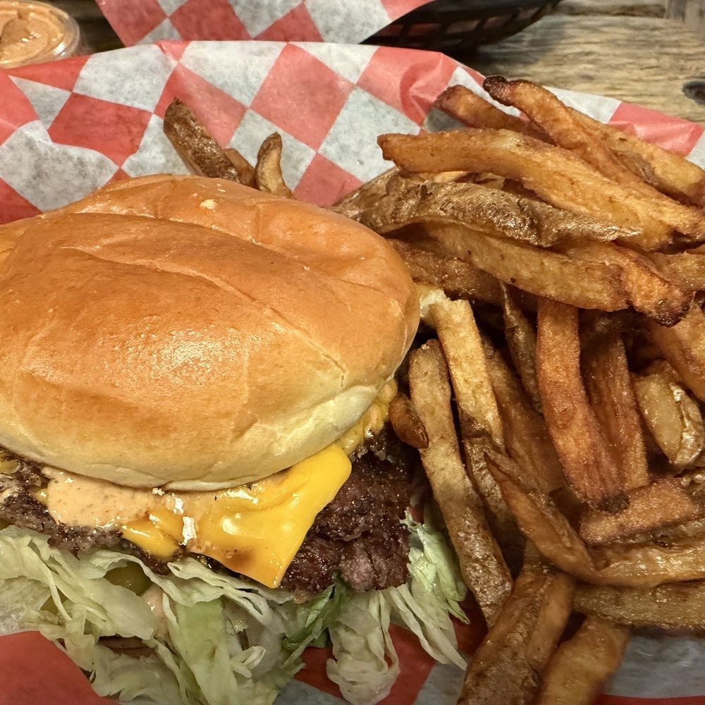 Doinks Burger Joint - The OG with fries - Burgers Near Me - Cleveland, Ohio