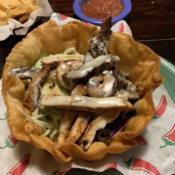 Fajitas Mexican Grill - House Salad. Comes with shrimp, grilled chicken and steak - Mexican Near Me - Macon, Georgia Fajitas Mexican Grill - House Salad. Comes with shrimp, grilled chicken and steak - Mexican Near Me - Macon, Georgia