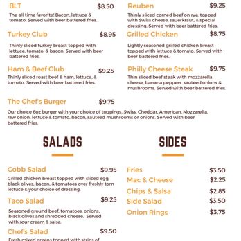 Dollar Bills Tavern & Grill - menu - Sports Bars Near Me - Cincinnati, Ohio Dollar Bills Tavern & Grill - menu - Sports Bars Near Me - Cincinnati, Ohio