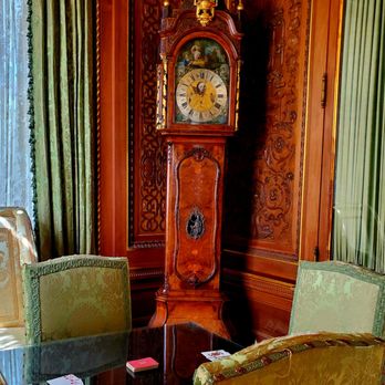 The Breakers - 18th century Rococò walnut marquetry longcase grandfather clock- 9/21/2026 - Landmarks & Historical Buildings Near Me - Newport, Rhode Island The Breakers - 18th century Rococò walnut marquetry longcase grandfather clock- 9/21/2026 - Landmarks & Historical Buildings Near Me - Newport, Rhode Island