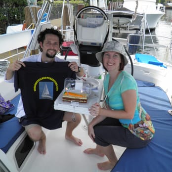Charade Sailboat Charters - Happy birthday, Amanda and Matt - Tours Near Me - Pompano Beach, Florida