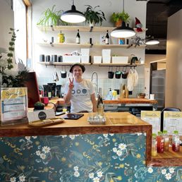 Front desk check in, owner Michael. Front desk check in, owner Michael.