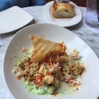 Bistro 31 - Tuna tower, well mixed by our waitress - French Near Me - Dallas, Texas