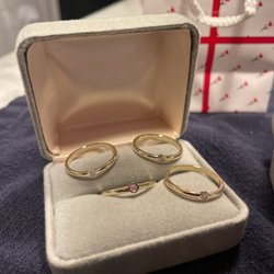 Beach Cities Jewelers - 2 of 4 (after)
4 newly created rings fr late mother's wedding band. Gary created simply beautiful quality design!