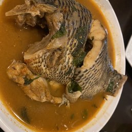 Fish soup was delicious