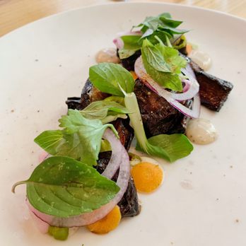 Emmer & Rye - Eggplant dish was great - Tapas/Small Plates Near Me - Austin, Texas