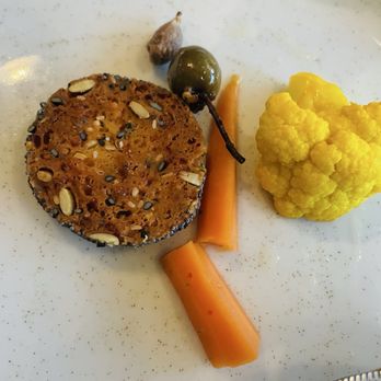 The Midway - Snacks: seeded cracker, olives, pickled vegetables - American Near Me - Santa Cruz, California The Midway - Snacks: seeded cracker, olives, pickled vegetables - American Near Me - Santa Cruz, California