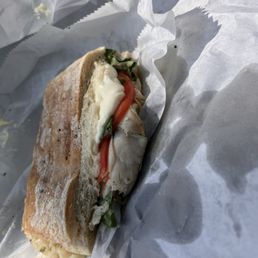 1/2 of Cadee's sandwich. So good! 1/2 of Cadee's sandwich. So good!