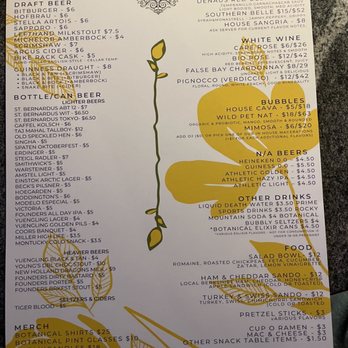 The Botanical at 8th & A - Menu - Sports Bars Near Me - Bentonville, Arkansas The Botanical at 8th & A - Menu - Sports Bars Near Me - Bentonville, Arkansas