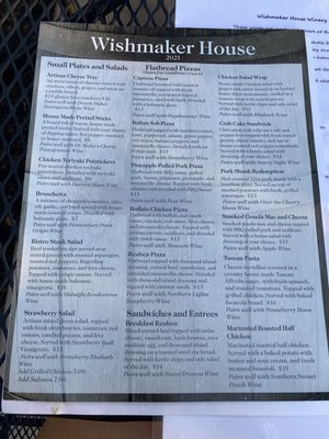 Menu photo 3 Wishmaker House Bed and Breakfast Bellville, OH