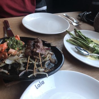 Lola - Lamb kebab, salmon kebab with a side of asparagus - Greek Near Me - Seattle, Washington Lola - Lamb kebab, salmon kebab with a side of asparagus - Greek Near Me - Seattle, Washington