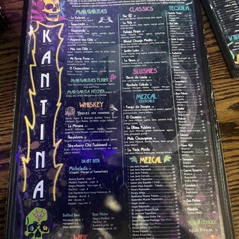 Kalaveras - Drink menu - Cocktail Bars Near Me - Bellflower, California
